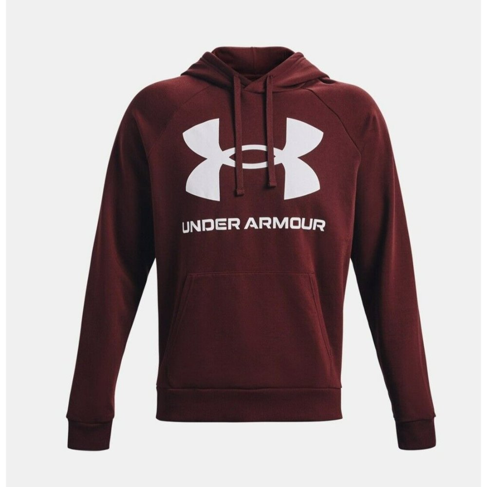 UNDER ARMOUR Rival Fleece Sport Style Logo Hoodie Color Black Size SMALL